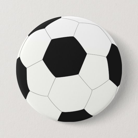 サッカーフットボールスポーツ 缶バッジ (正面)