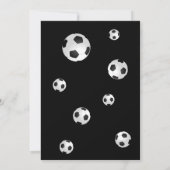 サッカーフットボールボールスポーツ ありがとう コーチ  サンキューカード (裏面)