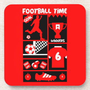 サッカーフットボール コースター
