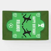 サッカーフットボール バースデー バナー 横断幕 (横)