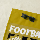 サッカーフットボール ビーチタオル (インサイチュ)