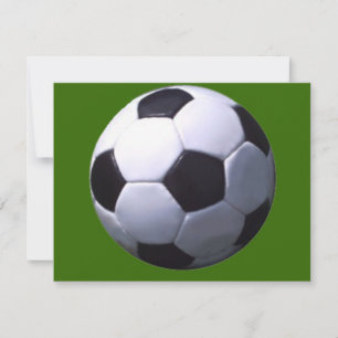 サッカーフットボール 招待状