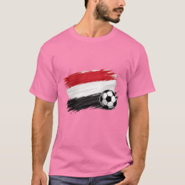 サッカーフラグファン ミニマリストTシャツ Tシャツ