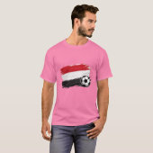 サッカーフラグファン ミニマリストTシャツ Tシャツ (正面フル)