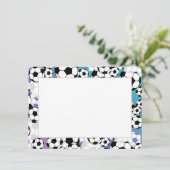 サッカーフラットカード ありがとうございます 招待状 (スタンド正面)