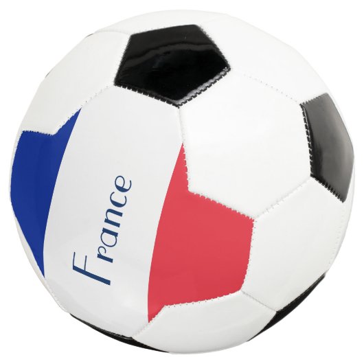 サッカーフランスのボールを旗で飾る サッカーボール (3/4)