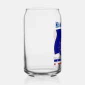 サッカーフランスの球旗パーソナライズされた ガラス缶 (右)