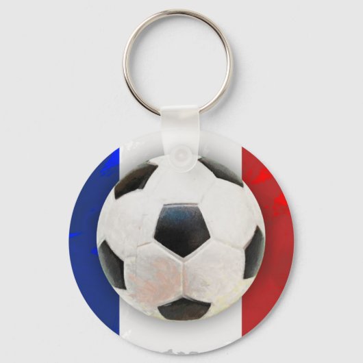 サッカーフランスの キーホルダー (正面)