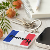 サッカーフランスの キーホルダー (正面右)