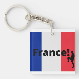 サッカーフランスの キーホルダー