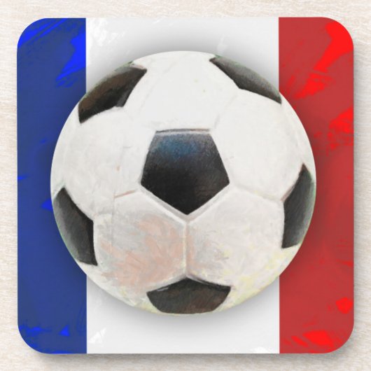 サッカーフランスの コースター (正面)