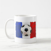 サッカーフランスの コーヒーマグカップ (左)