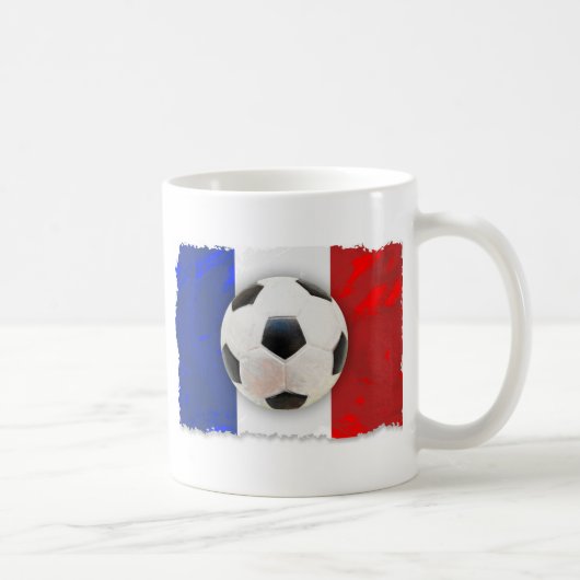 サッカーフランスの コーヒーマグカップ (右)