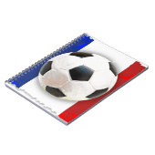 サッカーフランスの ノートブック (左側)