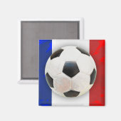 サッカーフランスの マグネット (正面/裏面)