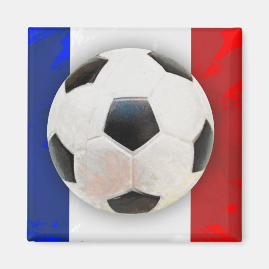 サッカーフランスの マグネット (正面)