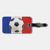 サッカーフランスの ラゲッジタグ (裏面横)