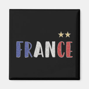 サッカーフランスサッカーファンシャツフランスの国旗 マグネット