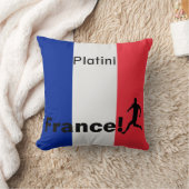 サッカーフランス、カスタマイズ可能 クッション (ブランケット)