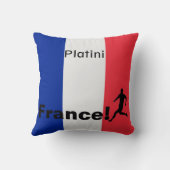 サッカーフランス、カスタマイズ可能 クッション (裏面)
