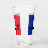 サッカーフランス、カスタマイズ可能 タンブラーグラス (左)