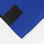 サッカーフランス、カスタマイズ可能 フリースブランケット (角)