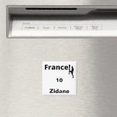 サッカーフランス、カスタマイズ可能 マグネット (インサイチュ (食洗機))