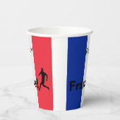 サッカーフランス、カスタマイズ可能 紙コップ (左)