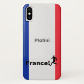 サッカーフランス、カスタマイズ可能 Case-Mate iPhoneケース (裏面)