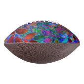 サッカーフローラ抽象芸術ステンドグラス アメリカンフットボール (回転90)