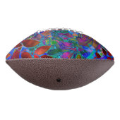 サッカーフローラ抽象芸術ステンドグラス アメリカンフットボール (回転270)