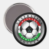 サッカーブダペストハンガリー世代X マグネット (正面/裏面)