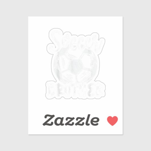 サッカーブラザーメンズファミリーマッチングチームプレーヤーSoc シール (シート)