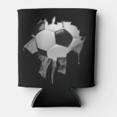 サッカーブラッククーラーボックス 缶クーラー (正面)