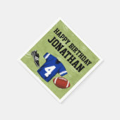 サッカーブリッツキッズバースデーパーティー スタンダードカクテルナプキン (角)