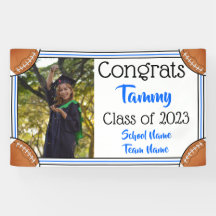 サッカーブルーとブラックワンフォト卒業