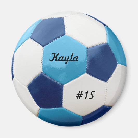 サッカーブルース マグネット (正面)