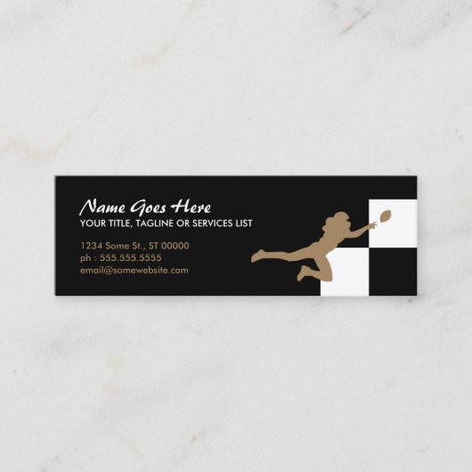 サッカーブロック スキニー名刺 (正面)