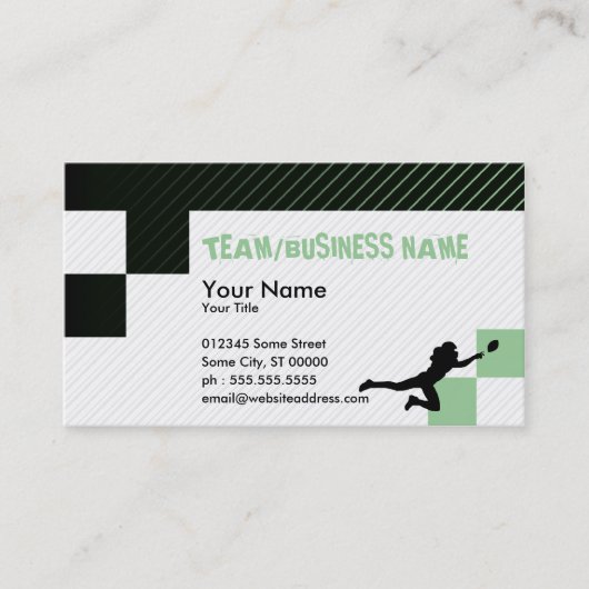 サッカーブロック 名刺 (正面)