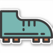 サッカーブーツ シール (正面)