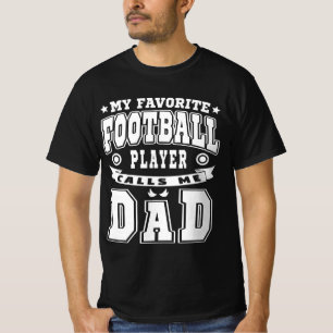 サッカープお気に入りのレーヤーが私を呼ぶパパ文字 Tシャツ