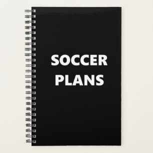サッカープランナースポーツテーマのサッカー計画 プランナー手帳