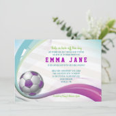 サッカープリンセス バー・ミッツヴァ招待状 招待状 (スタンド正面)