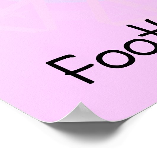 サッカープリンセスTシャツとギフト ポスター (角)