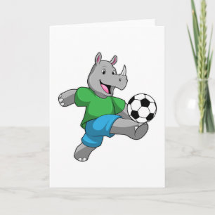 サッカープレーヤーとしてのサイとサッカーボール カード