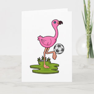 サッカープレーヤーとしてのフラインゴとサッカーボール カード