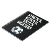 サッカープレーヤーのための彼女のチームの子供のための面白いプレゼント ノートブック (左側)