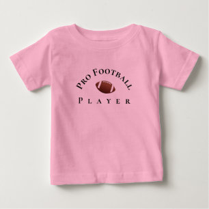 サッカープレーヤーガールベビーTシャツ ベビーTシャツ