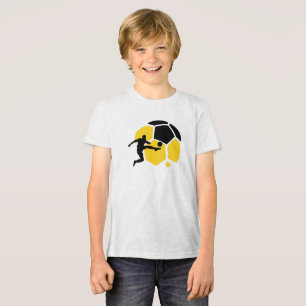 サッカープレーヤーガール,誕生日ギフト,チーム トライブレンドTシャツ