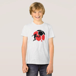 サッカープレーヤーガール,誕生日ギフト,チーム トライブレンドTシャツ